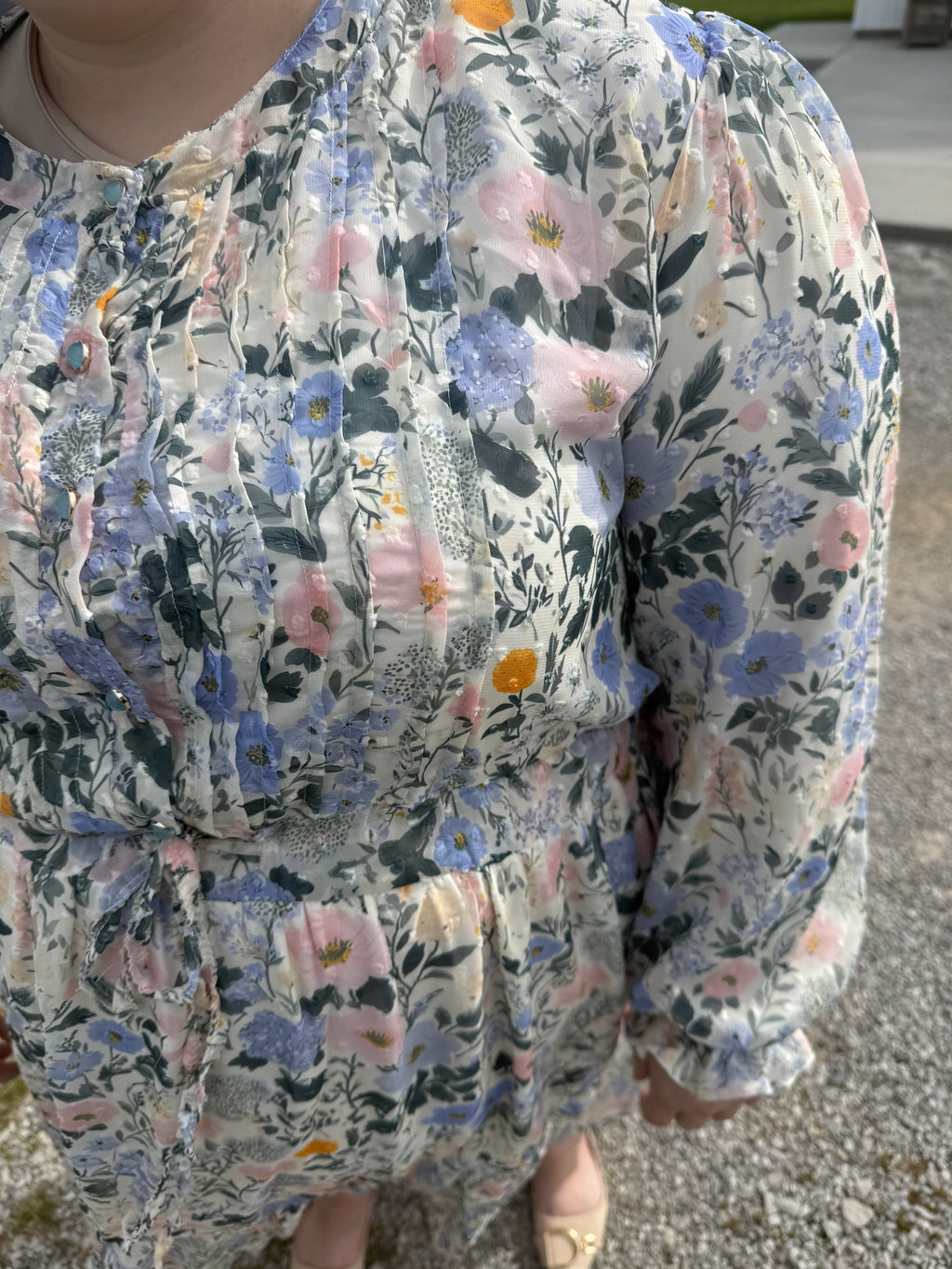 Meadow Blooms Elegant Dress - Preorder