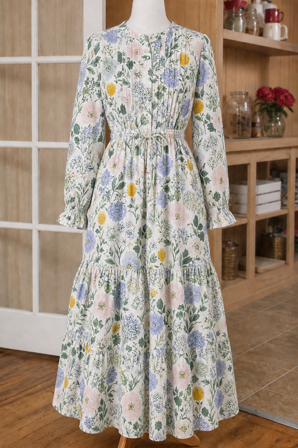 Meadow Blooms Elegant Dress - Preorder