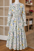 Meadow Blooms Elegant Dress - Preorder