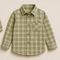 Green Plaid Button Down - Preorder