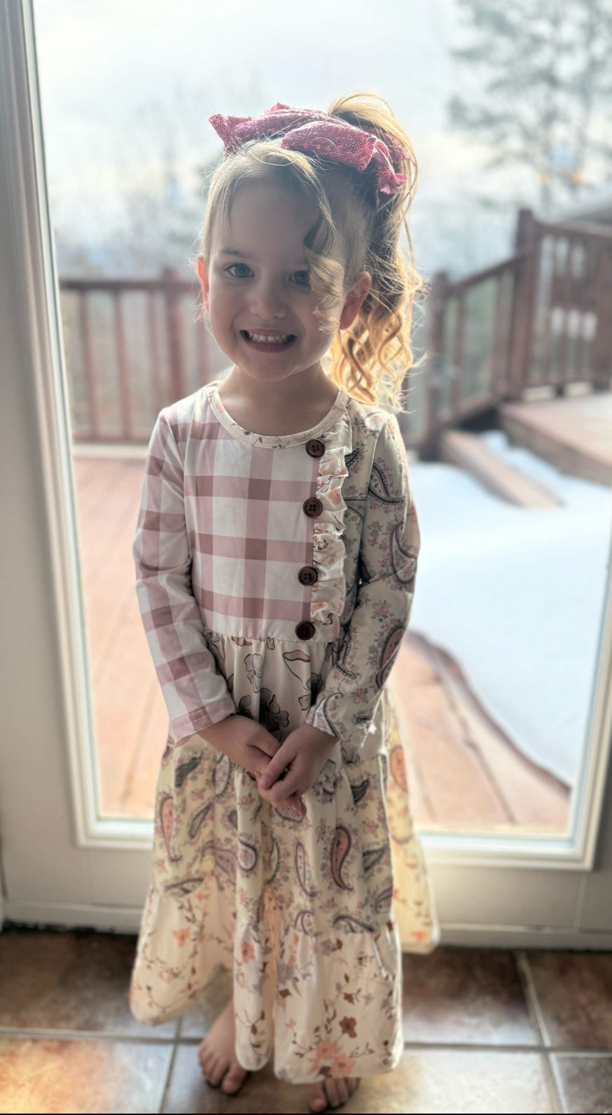 Paisley Petals Dress