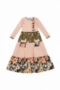 Mixed Print Dress