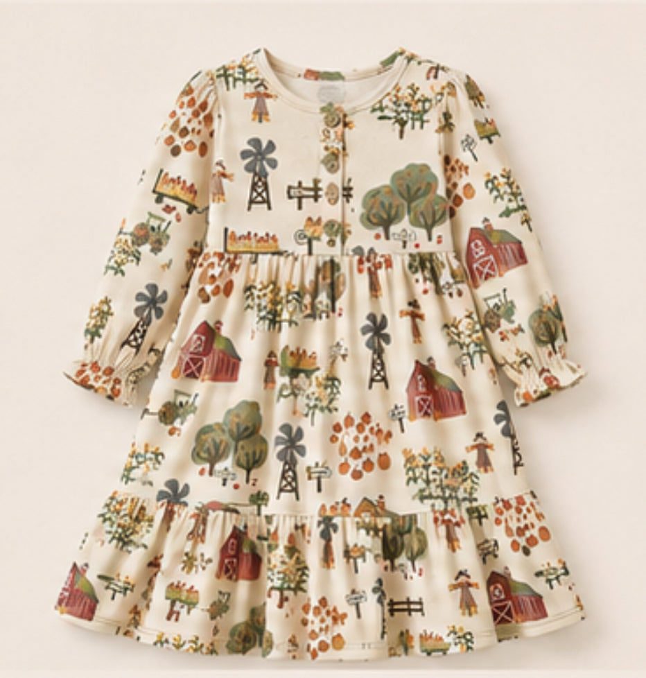 Little Farmer Dress - Preorder